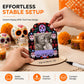 💞99K+ SOLD! Day of the Dead Frame – Sugar skull design, slide-in photo & writable banner. Festive keepsake – grab yours! ✅