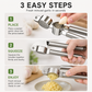 Stainless Steel Garlic Press