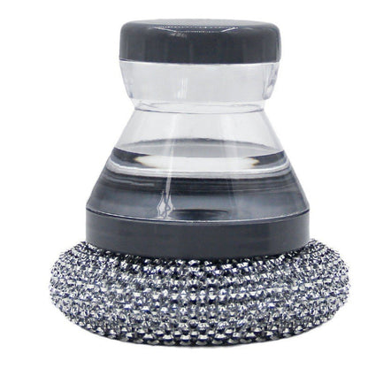🥳HOT SALE🥳💞10K+ SOLD! Scrubber Brush – From £4.99! Built-in soap, non-scratch & ergonomic. Clean pots easily – grab yours! ✅