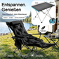 🥾 Adjustable Folding Chair – 3/4 Recline Positions, Leg Rest – Reinforced Carbon Steel, 300 lbs – 600D Oxford – Folds for Camping & Beach! 🛡️💨