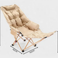 🥾 Adjustable Folding Chair – 3/4 Recline Positions, Leg Rest – Reinforced Carbon Steel, 300 lbs – 600D Oxford – Folds for Camping & Beach! 🛡️💨