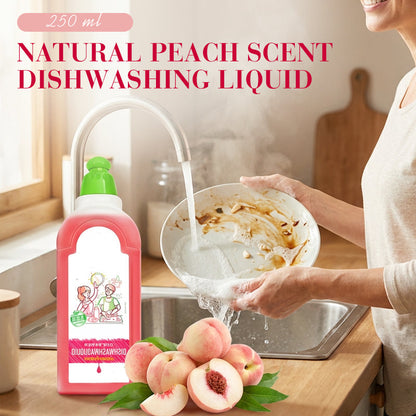 250ml Natural Peach Scent Dishwashing Liquid