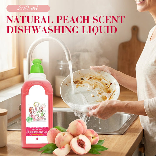 250ml Natural Peach Scent Dishwashing Liquid