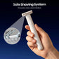 Electric shaver for intimate areas