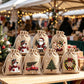 🎅 LIMITED‑TIME 60% OFF! 🎄 Christmas Drawstring Gift Bags – Santa & Reindeer Design, Reusable Fabric Gift Wrapping Bags