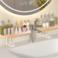 🚰Over-the-Faucet Sink Organizer Shelf: No-Drilling, Quick-Draining, Rust-Proof Iron, Maximizes Counter Space