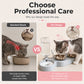 ⚡ 50K+ SOLD! 🐾2-in-1 Dog Cat Food Bowl