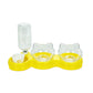 ⚡ 50K+ SOLD! 🐾2-in-1 Dog Cat Food Bowl
