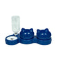 ⚡ 50K+ SOLD! 🐾2-in-1 Dog Cat Food Bowl