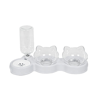 ⚡ 50K+ SOLD! 🐾2-in-1 Dog Cat Food Bowl