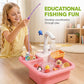 Children’s water play basin toy with a water flow feature
