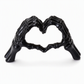 Add Gothic Charm Instantly! Skeleton Heart Hand Ornament