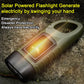 🔦 Solar + Hand-Crank Flashlight | Outdoor Backup