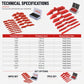 Aluminium alloy adjustment blocks for woodworking