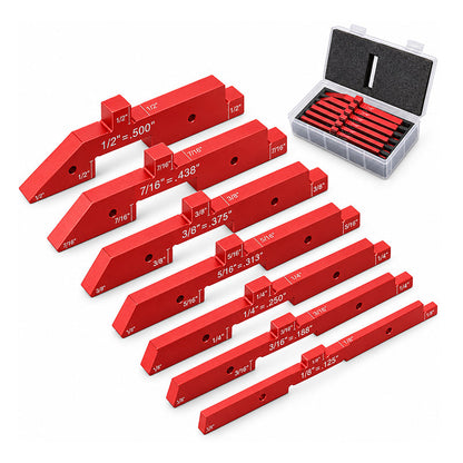 Aluminium alloy adjustment blocks for woodworking