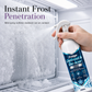 High-efficiency de-icing spray for fridges and freezers
