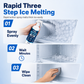 High-efficiency de-icing spray for fridges and freezers