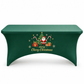 Christmas Stretch Fitted Table Cover for Rectangular Tables