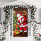 ⏳50% OFF⏰🎄Christmas Door Cover For Instant Holiday Decor🚪Instant Holiday Decor for Front Door, Home, Office & Party 🎅🎄