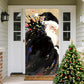 ⏳50% OFF⏰🎄Christmas Door Cover For Instant Holiday Decor🚪Instant Holiday Decor for Front Door, Home, Office & Party 🎅🎄