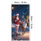 ⏳50% OFF⏰🎄Christmas Door Cover For Instant Holiday Decor🚪Instant Holiday Decor for Front Door, Home, Office & Party 🎅🎄