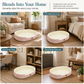 📢📢50% OFF !! ⏰Detachable Oval Pet Bed with Non-Slip Bottom for Dogs Cats