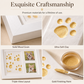 🐾 50% OFF! ✨ Baby & Pet Footprint Keepsake Frame Kit – Triple-Window Wooden Frame, Non-Toxic Soft Clay & Modern Minimalist Design – Capture Lifelong Memories in One Frame 👶