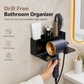 Wall-Mounted Hair Dryer Holder for Bathroom