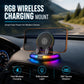 🏆Limited-time 50% OFF📱Universal Car Wireless Charging Phone Mount with RGB Light