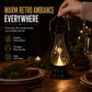 ⏳Limited-time 50% off⏰Vintage LED Decorative Lantern | Heat-Free Simulated-Flicker Flame for a Retro Ambiance🕯️🏮