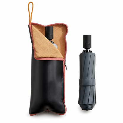 Highly Absorbent Waterproof Folding Umbrella Storage Bag Portable Umbrella Cover with Lanyard