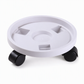 Round Plant Caddy with Universal Wheels
