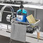 Organize Sinks Instantly! Rustproof Faucet Sponge Holder Rack