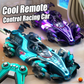 🏎️50% OFF NOW! Cool Remote Control Racing Car, 360° Side Drift RC Stunt Car with LED Light, High Speed Off-Road Toy Race Car Gift for Boys & Kids