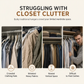 Heavy-Duty V-Shaped Clothes Hanger with Hook