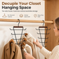 Heavy-Duty V-Shaped Clothes Hanger with Hook