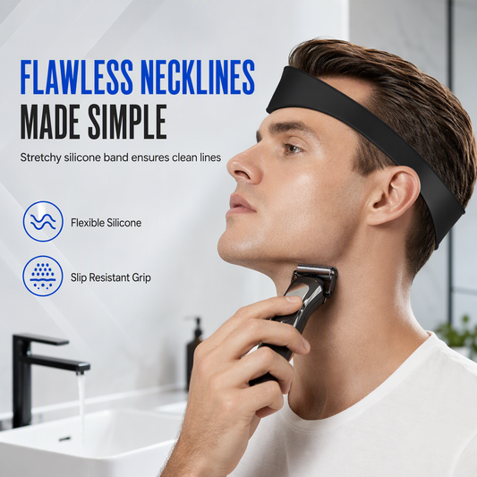 Curved Haircut Fade Guide Template