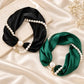 🍃🏆 Last Day Special Price £9.99 ! ⏰Pearl Scarf Necklace