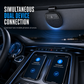 📢📢 50% OFF🚗SP11 Car Sun Visor Bluetooth Hands Free Speakerphone with Vibration Activated Auto Power On A2DP Support and Caller ID Voice Prompt