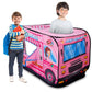 Kids Pop Up Play Tent Set