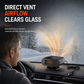🚗 Rapid Car Windshield Defroster: 12V/24V, Warm Airflow, 360° Swivel, Plug & Play