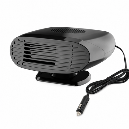 🚗 Rapid Car Windshield Defroster: 12V/24V, Warm Airflow, 360° Swivel, Plug & Play