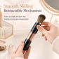 🖌️LAST DAY SALE 50% OFF !!📢Portable Retractable Makeup Brush Set – Multifunctional Travel Cosmetic Tool with Powder, Blush & Silicone Lip Brush
