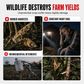 🚨🔥 Solar-powered outdoor wildlife alarm – sound and light deterrent for gardens and crops