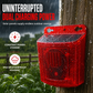 🚨🔥 Solar-powered outdoor wildlife alarm – sound and light deterrent for gardens and crops