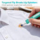 Portable Waterless Stain Remover Pen for Clothes 15g Instant Oil Stain Cleaning Stick for White Clothing