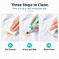 Portable Waterless Stain Remover Pen for Clothes 15g Instant Oil Stain Cleaning Stick for White Clothing