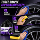 Car Tire Shine Gel 200g Restoration Paste and Rubber Parts Blackening Coating Wax