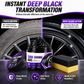 Car Tire Shine Gel 200g Restoration Paste and Rubber Parts Blackening Coating Wax