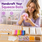 DIY Clay Squeeze Ball Craft Kit Slow Stress Relief Handmade Toy Set for Kids